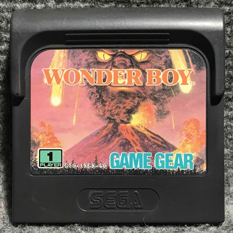 WONDER BOY SEGA GAME GEAR