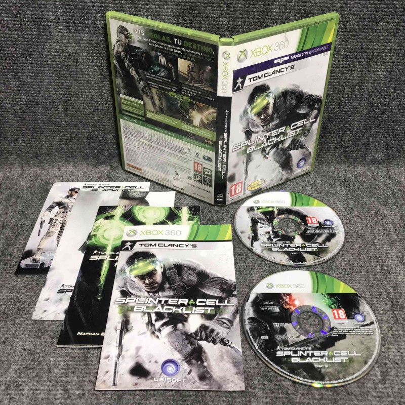 SPLINTER CELL BLACK LIST MICROSOFT XBOX 360