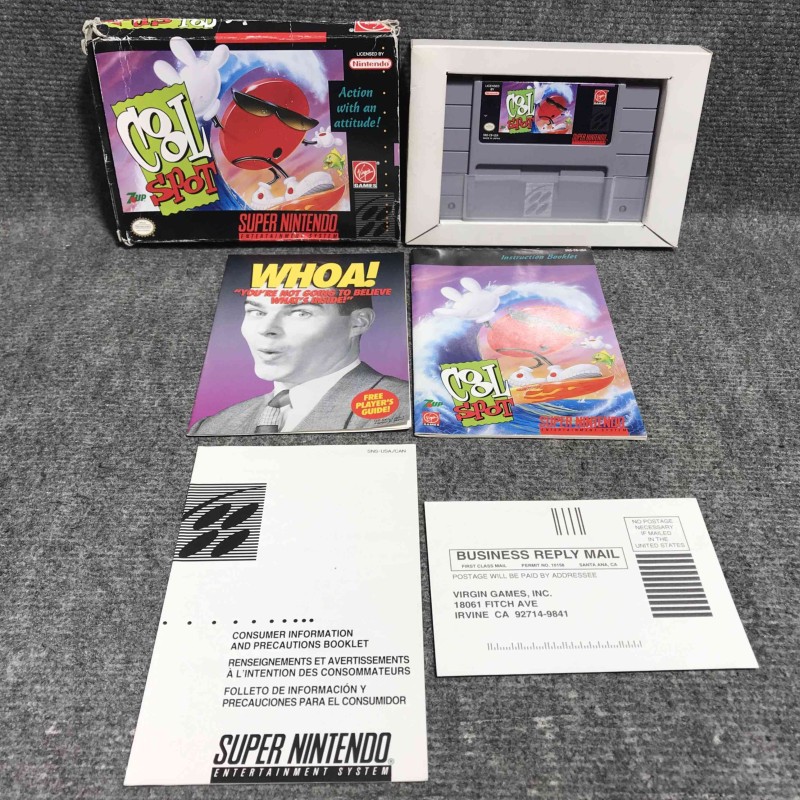 COOL SPOT NTSC USA SUPER NINTENDO SNES