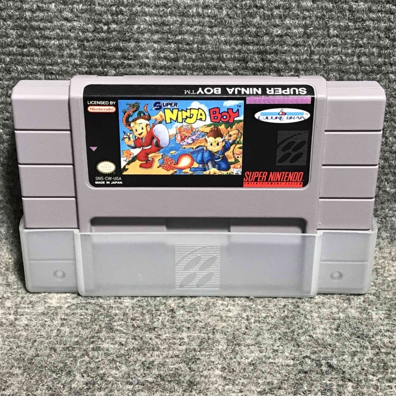 SUPER NINJA BOY CARTUCHO NTSC USA SUPER NINTENDO SNES