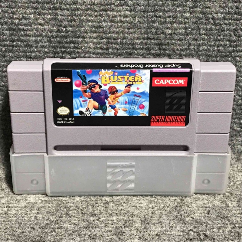SUPER BUSTER BROTHERS CARTUCHO NTSC USA SUPER NINTENDO SNES