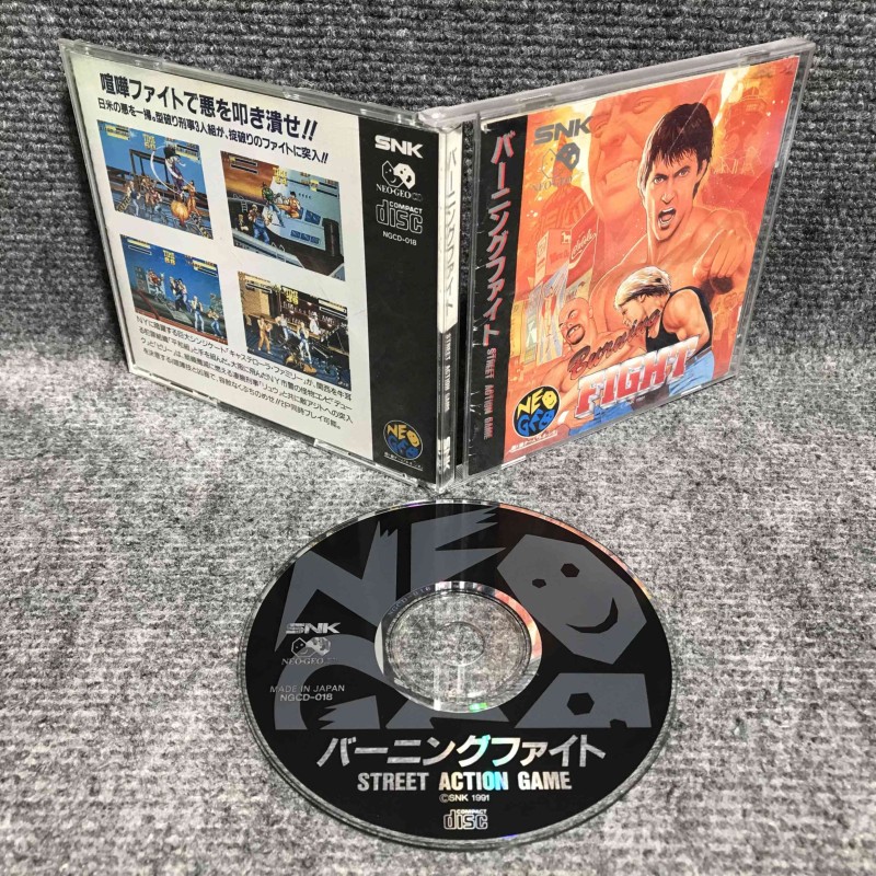 BURNING FIGHT JAP SNK NEO GEO CD