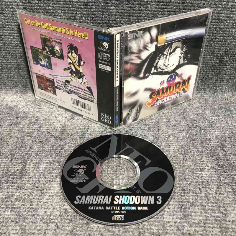 SAMURAI SHODOWN 3 ENGLISH SNK NEO GEO CD