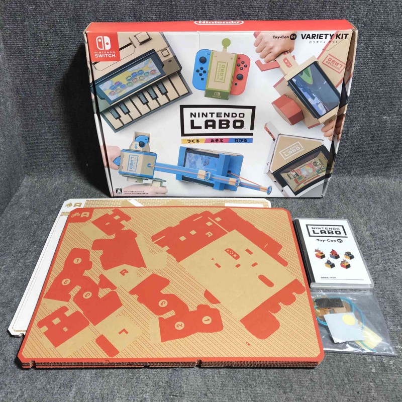 NINTENDO LABO VARIETY KIT TOY CON 01+2 LAMINAS SWITCH