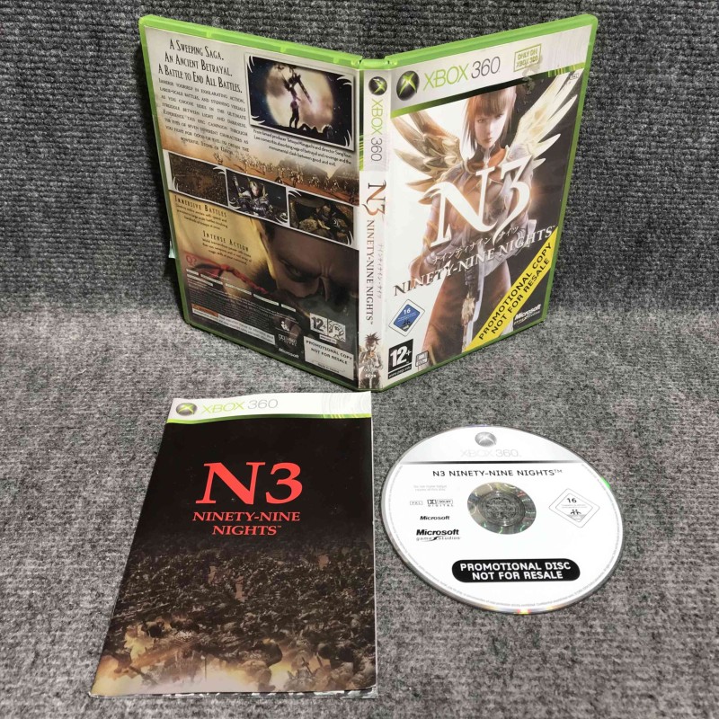N3 NINETY NINE NIGHTS MICROSOFT XBOX 360