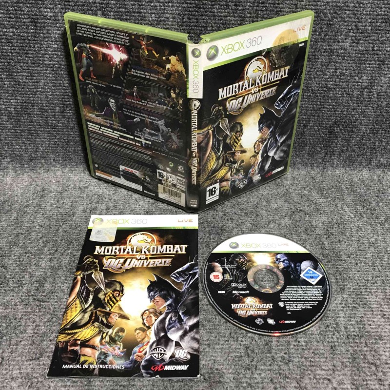 MORTAL KOMBAT VS DC UNIVERSE MICROSOFT XBOX 360