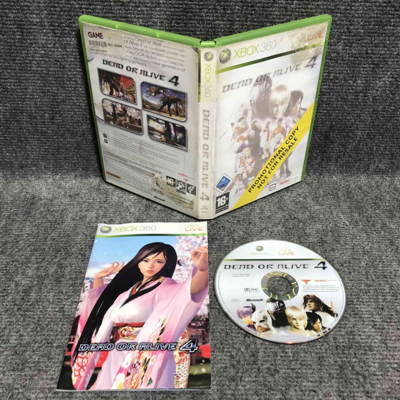 DEAD OR ALIVE 4 MICROSOFT XBOX 360