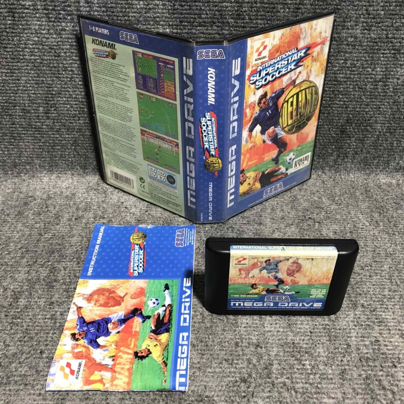 INTERNATIONAL SUPERSTAR SOCCER DELUXE SEGA MEGA DRIVE