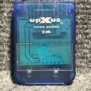 MEMORY CARD COMPATIBLE UPXUS 2MB AZUL TRANSPARENTE SONY PLAYSTATION PS1