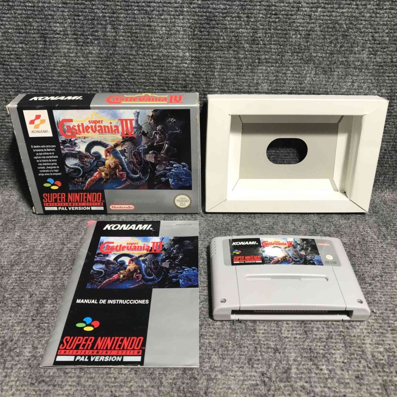 SUPER CASTLEVANIA IV SUPER NINTENDO SNES 100% ORIGINAL