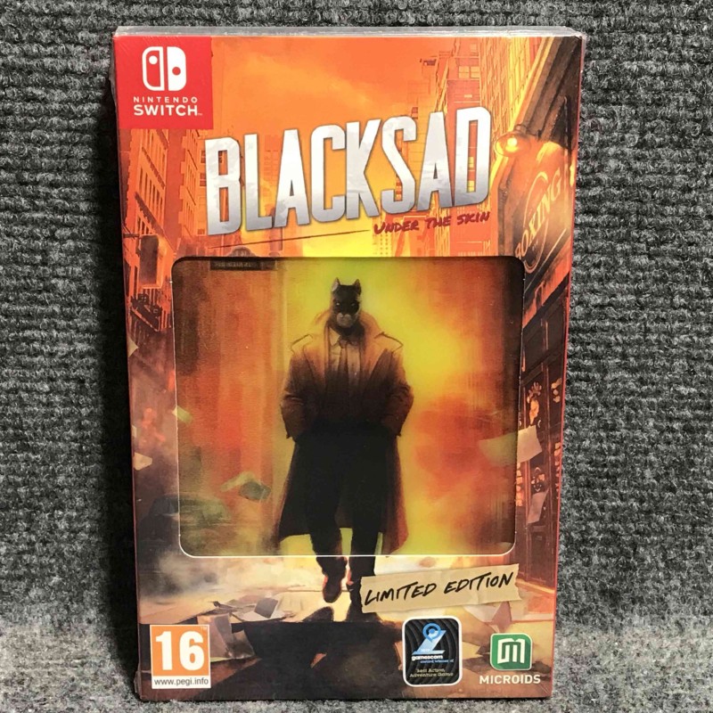 BLACKSAD UNDER THE SKIN LIMITED EDITION NUEVO PRECINTADO NINTENDO SWITCH