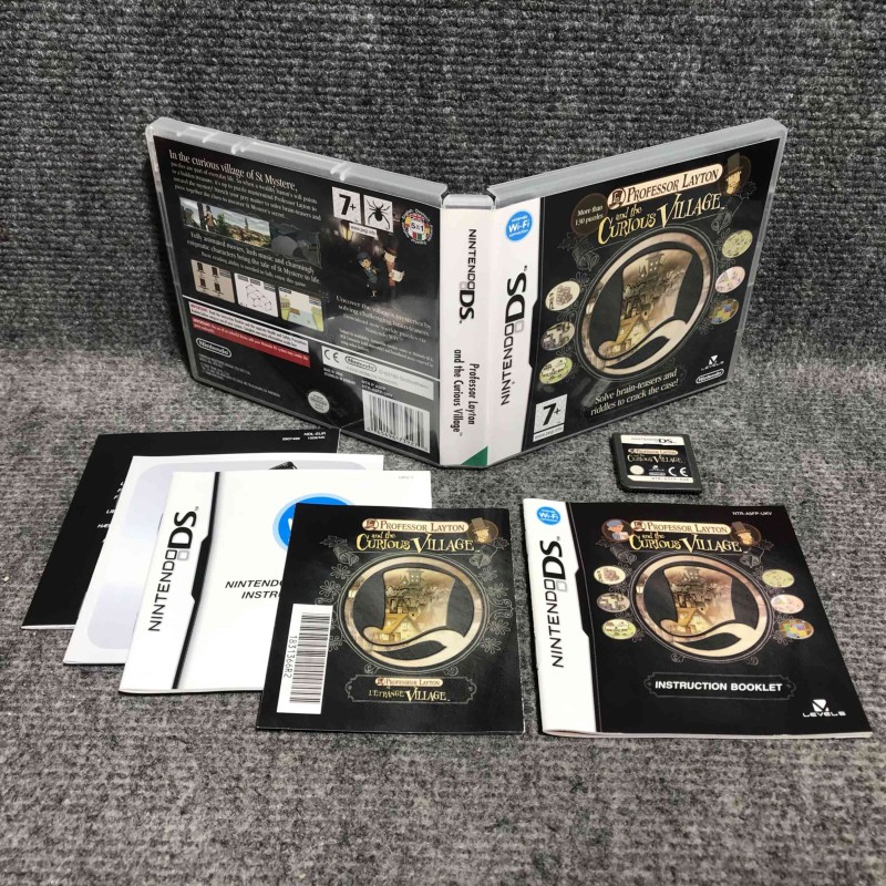 PROFESSOR LAYTON AND THE CURIOUS VILLAGE NINTENDO DS