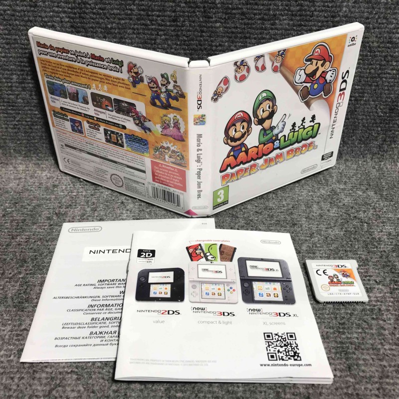 MARIO AND LUIGI PAPER JAM BROS NINTENDO 3DS