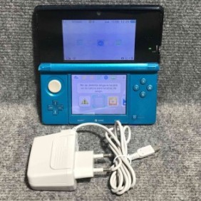 CONSOLA NINTENDO 3DS AQUA BLUE NTSC USA+AC