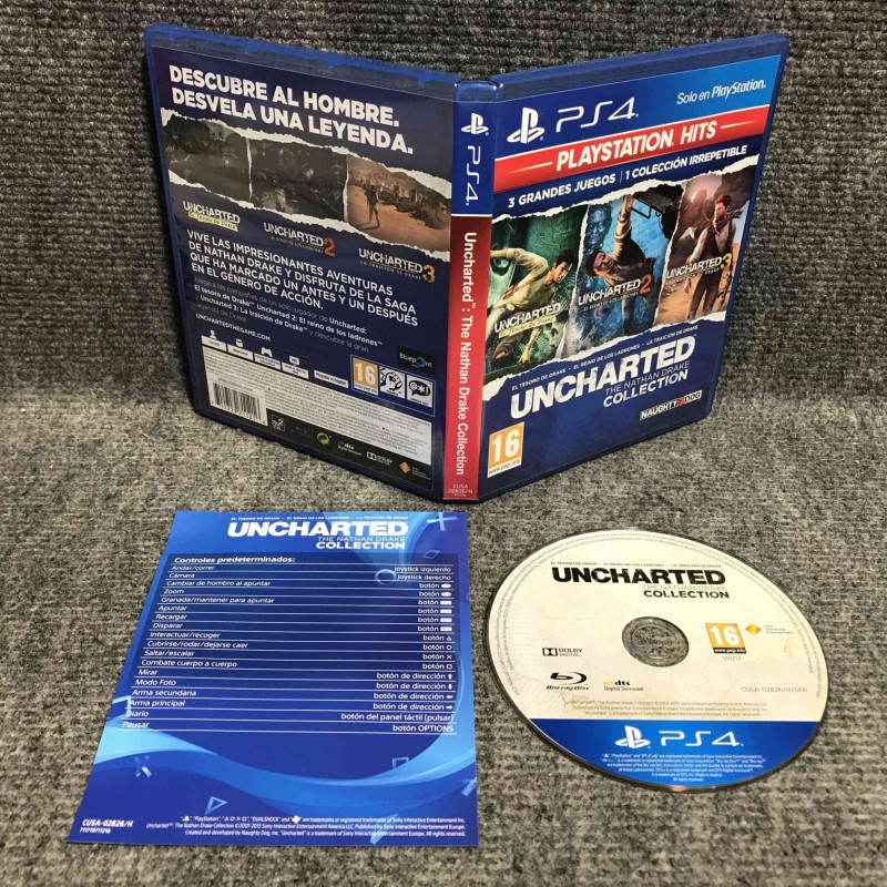 UNCHARTED THE NATHAN DRAKE COLLECTION SONY PLAYSTATION 4 PS4