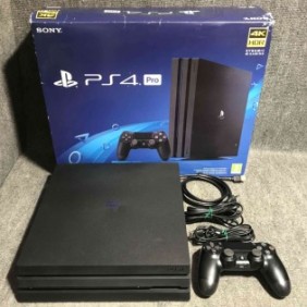 CONSOLA SONY PLAYSTATION 4 PRO 1TB NEGRO+CAJA+DUALSHOCK 4 NEGRO+USB+HDMI+AC PS4