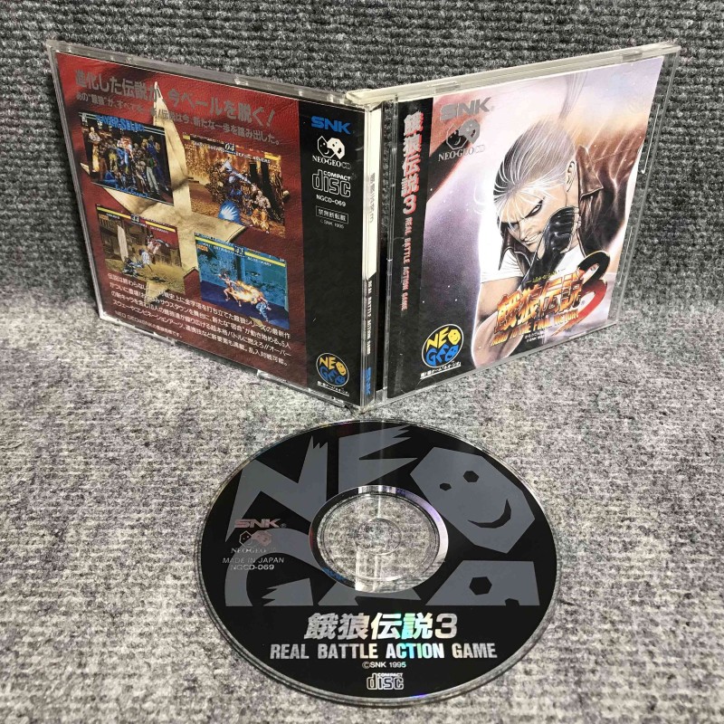 GAROU DENSETSU 3 FATAL FURY JAP SNK NEO GEO CD