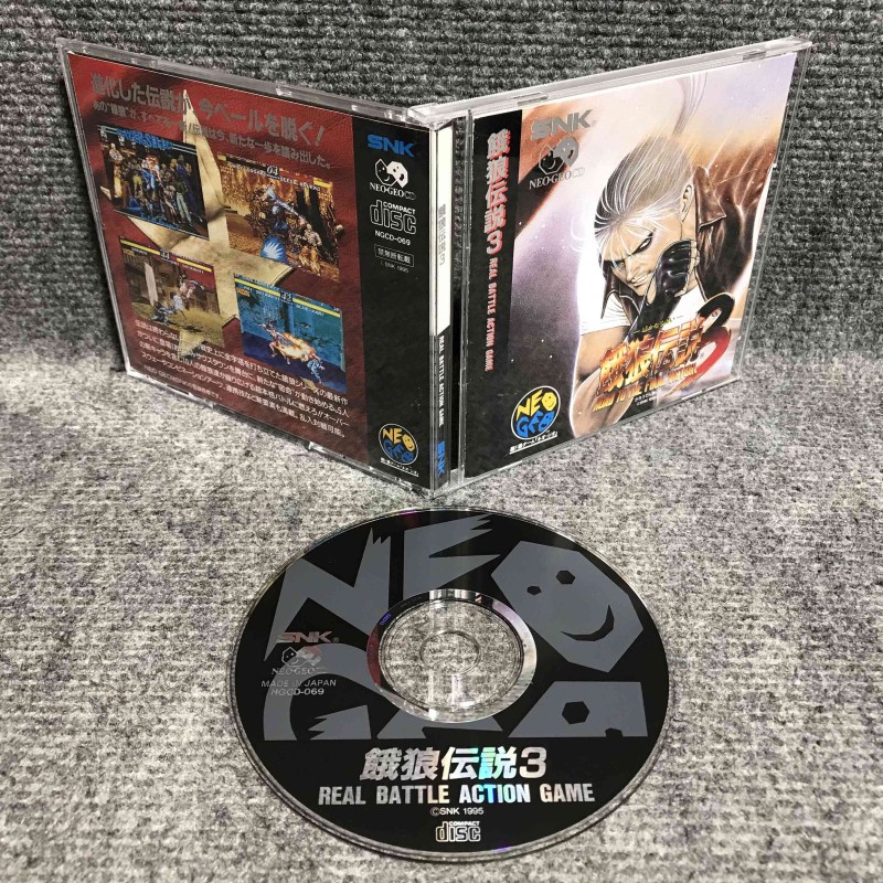 GAROU DENSETSU 3 FATAL FURY JAP SNK NEO GEO CD