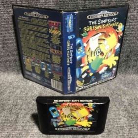 THE SIMPSONS BARTS NIGHTMARE SEGA MEGA DRIVE