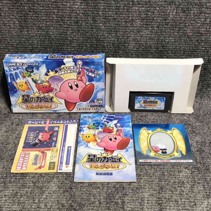 HOSHI NO KIRBY KAGAMI NO DAIMEIKYUU AMAZING MIRROR JAP NINTENDO GAME BOY ADVANCE GBA