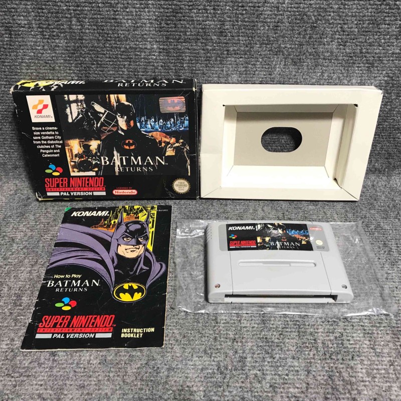 BATMAN RETURNS SUPER NINTENDO SNES
