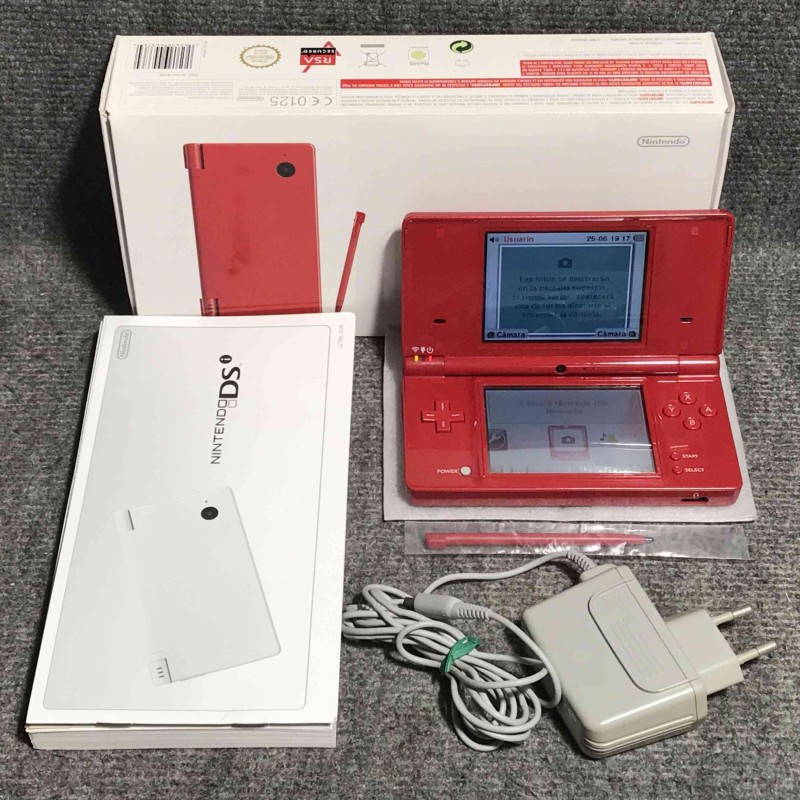 CONSOLA NINTENDO DSI ROJA CON CAJA
