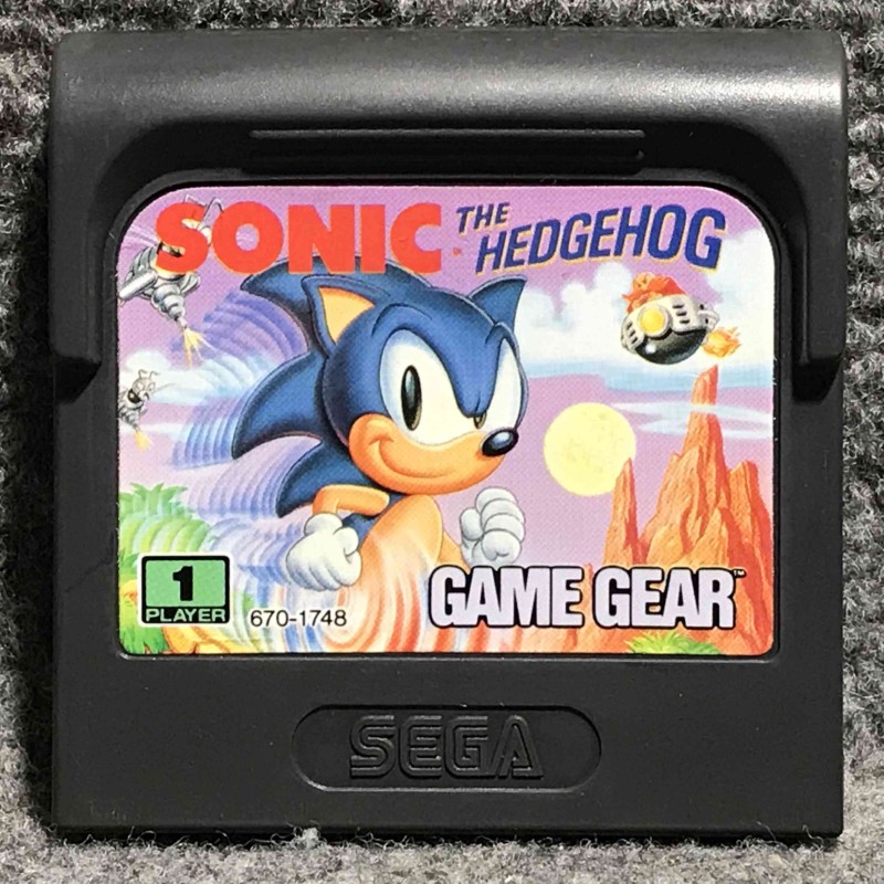 SONIC THE HEDGEHOG SEGA GAME GEAR