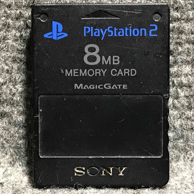 MEMORY CARD OFICIAL 8MB NEGRO SONY PLAYSTATION 2 PS2