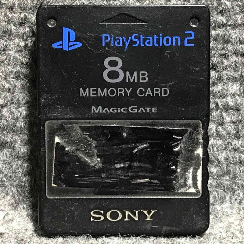 MEMORY CARD OFICIAL 8MB NEGRO SONY PLAYSTATION 2 PS2