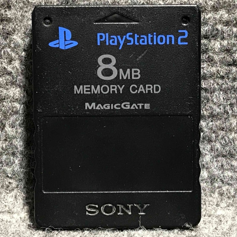 MEMORY CARD OFICIAL 8MB NEGRO SONY PLAYSTATION 2 PS2
