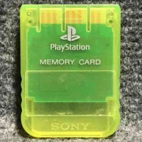 MEMORY CARD OFICIAL 1MB LEMON YELLOW SONY PLAYSTATION PS1