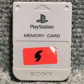 MEMORY CARD OFICIAL 1MB GRIS SONY PLAYSTATION PS1