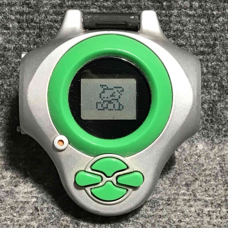 CONSOLA LCD BANDAI DIGIVICE D POWER GRIS VERDE