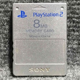 MEMORY CARD OFICIAL 8MB SILVER SONY PLAYSTATION 2 PS2