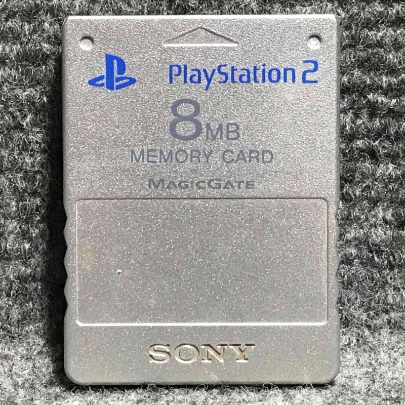 MEMORY CARD OFICIAL 8MB SILVER SONY PLAYSTATION 2 PS2