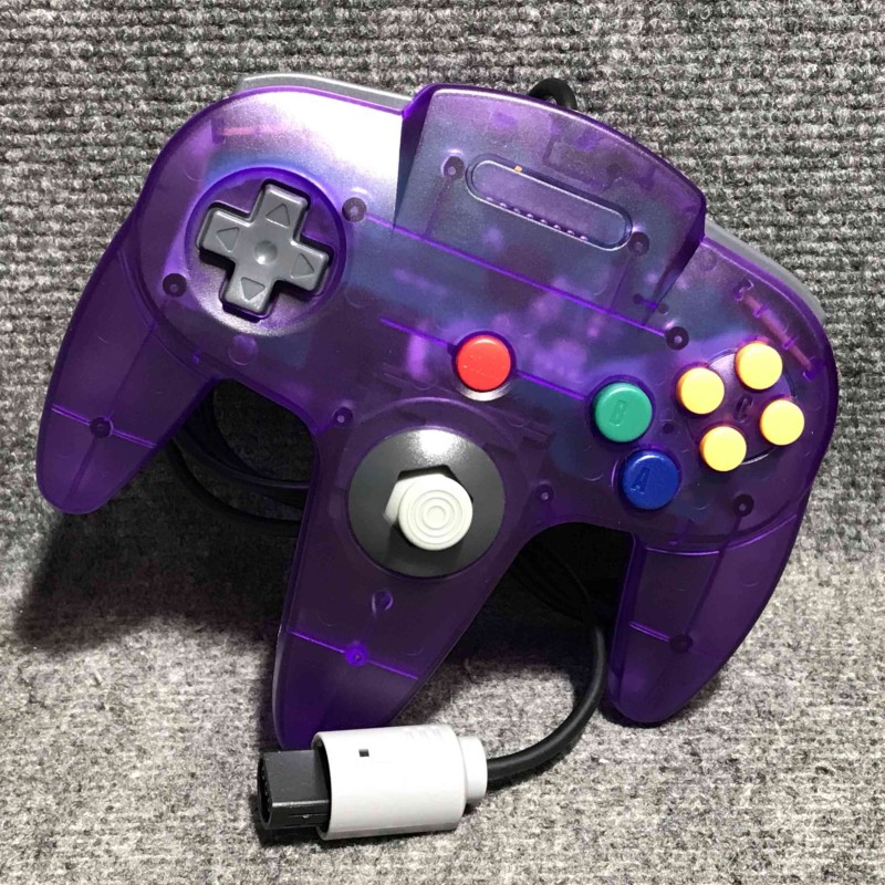 MANDO COMPATIBLE MORADO NUEVO NINTENDO 64