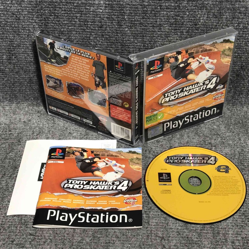 TONY HAWKS PRO SKATER 4 SONY PLAYSTATION PS1