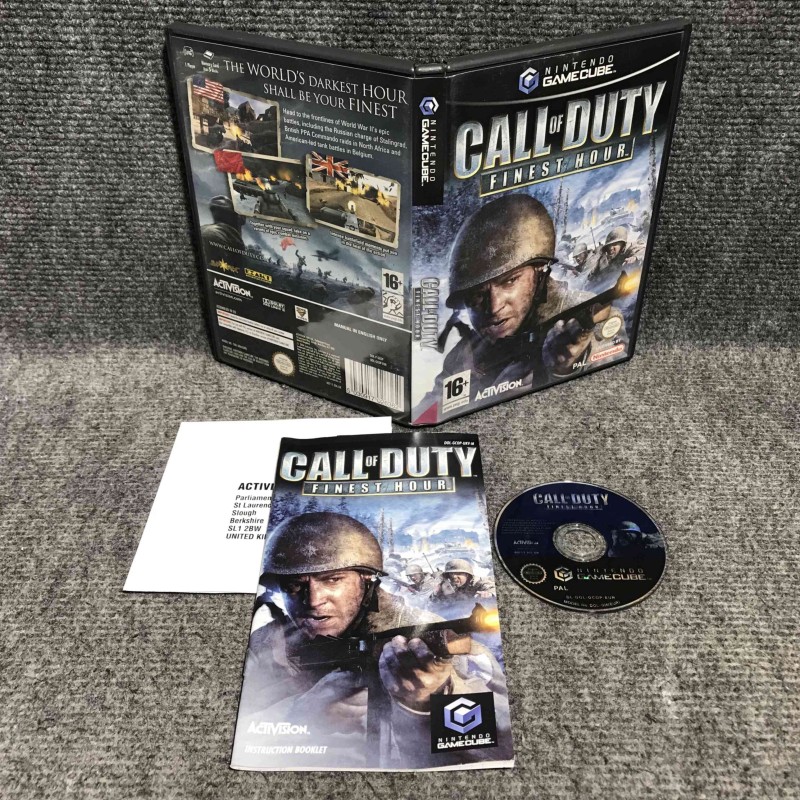 CALL OF DUTY FINEST HOUR NINTENDO GAME CUBE