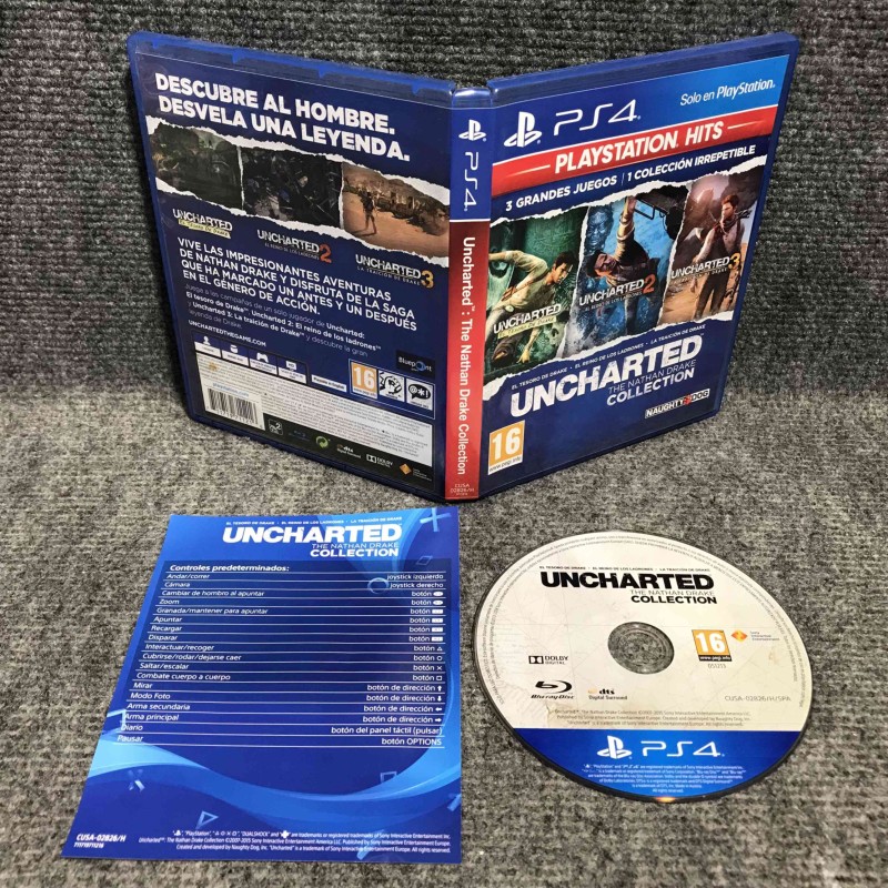 UNCHARTED THE NATHAN DRAKE COLLECTION SONY PLAYSTATION 4 PS4