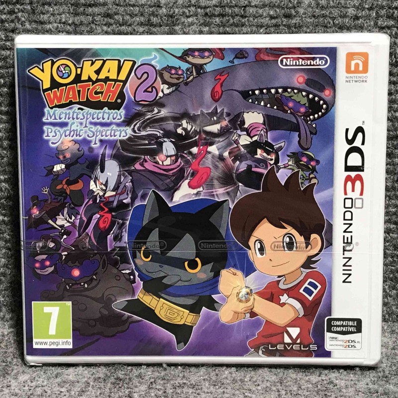 YO KAI WATCH 2 MENTESPECTROS NUEVO PRECINTADO NINTENDO 3DS