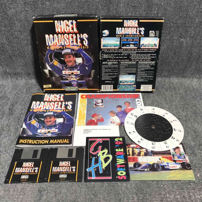 NIGEL MANSELLS WORLD CHAMPIONSHIP COMMODORE AMIGA