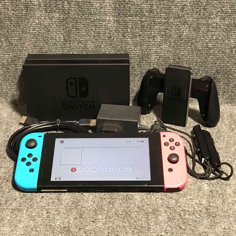 CONSOLA NINTENDO SWITCH 32GB+DOCK+GRIP+HDMI+AC