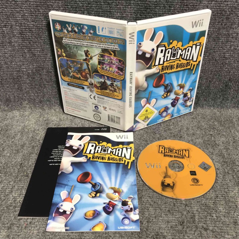 RAYMAN RAVING RABBIDS NINTENDO WII