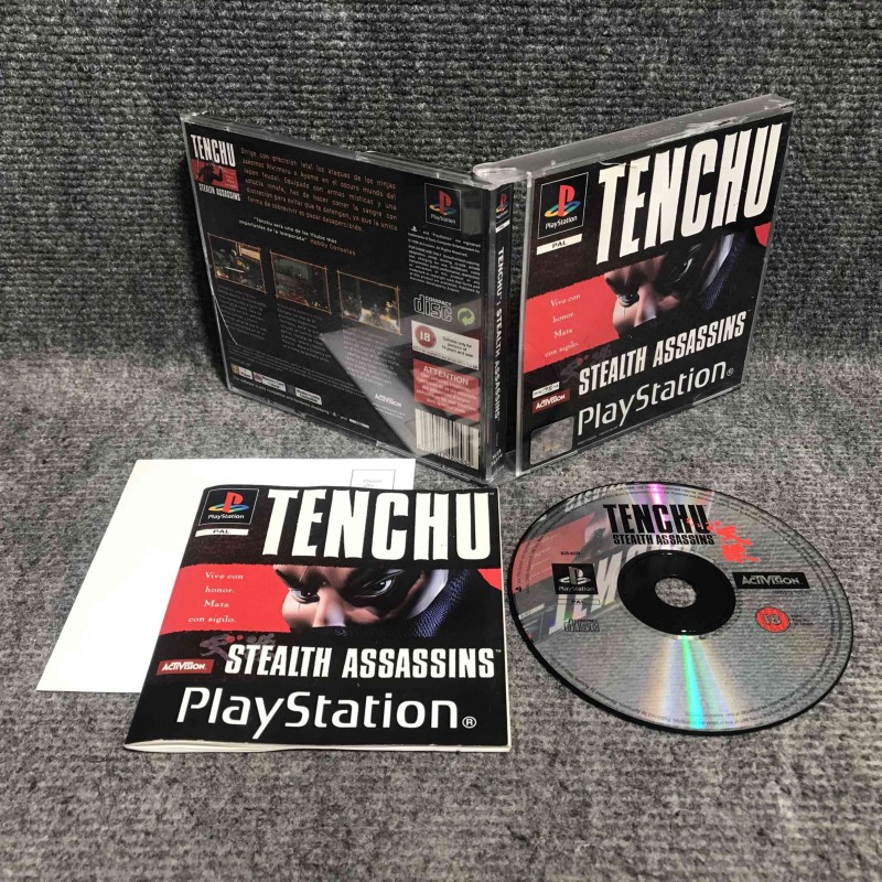 TENCHU STEALTH ASSASSIN SONY PLAYSTATION PS1