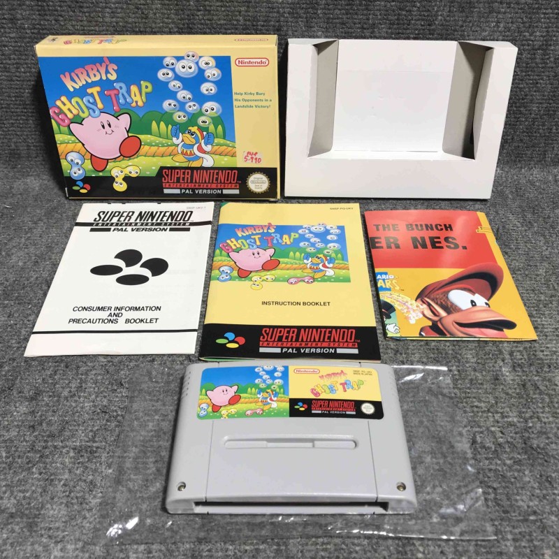 KIRBYS GHOST TRAP SUPER NINTENDO SNES
