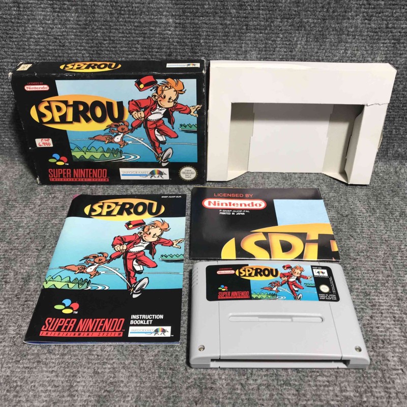 SPIROU SUPER NINTENDO SNES