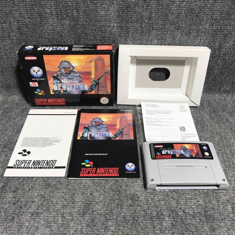 SUPER DROPZONE SUPER NINTENDO SNES