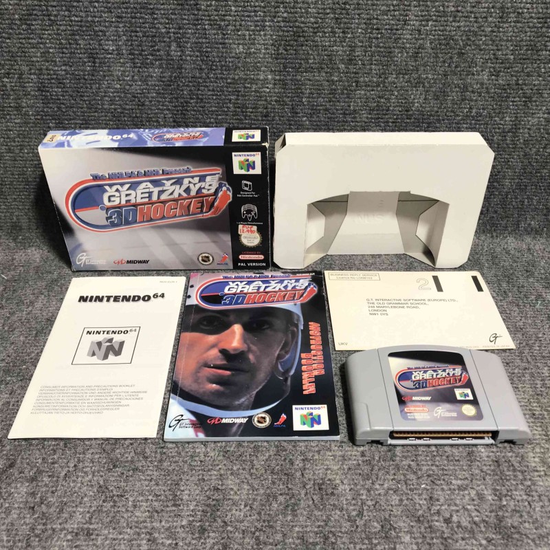 WAYNE GRETZKYS 3D HOCKEY NINTENDO 64