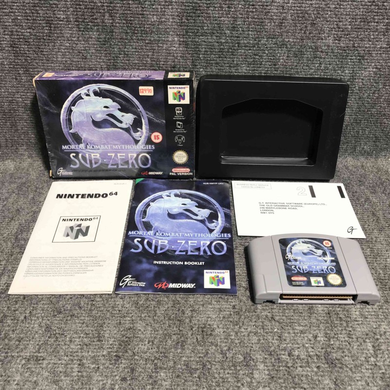 MORTAL KOMBAT MYTHOLOGIES SUB ZERO NINTENDO 64