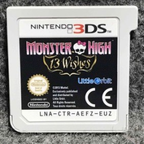 MONSTER HIGH 13 WISHES NINTENDO 3DS